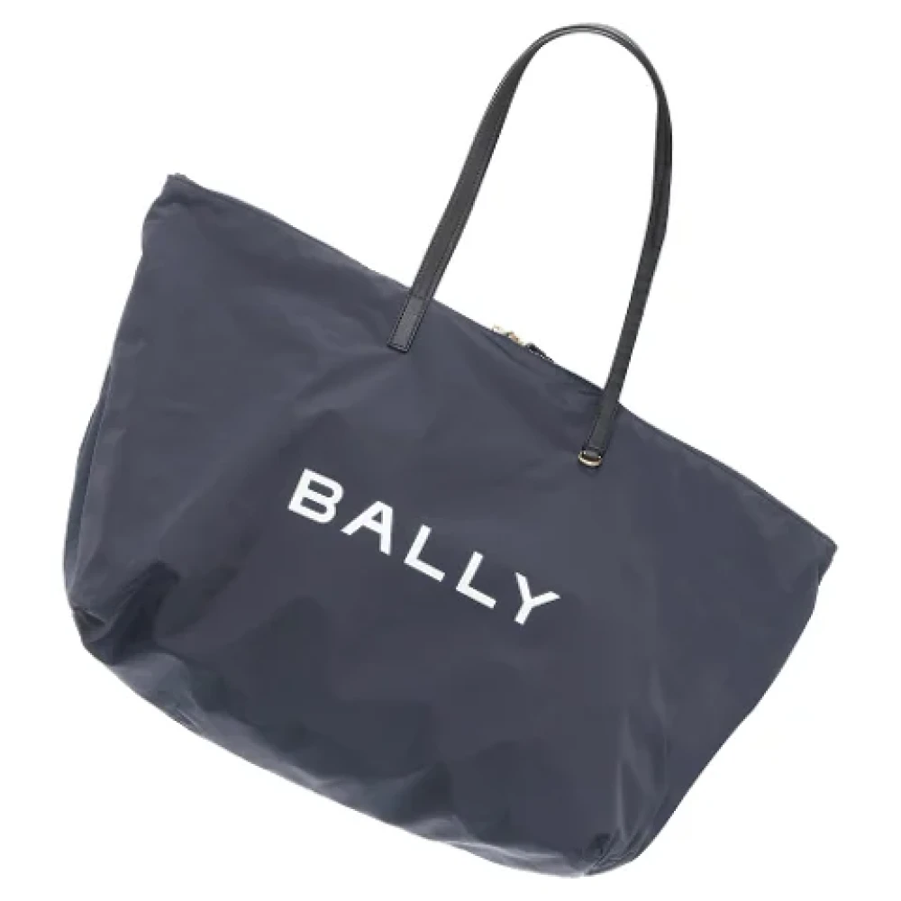 Bally Pre-owned Nylon handbags Blue Dames