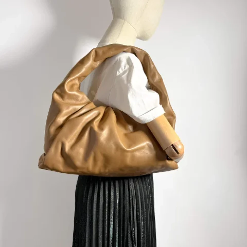 Bottega Veneta Vintage Pre-owned Leather handbags Brown Dames
