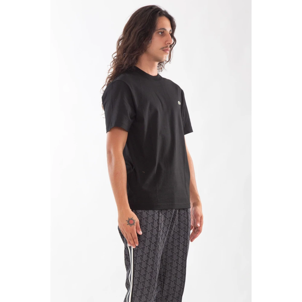 Lacoste Klassieke Croc Tee in 031 Black Heren