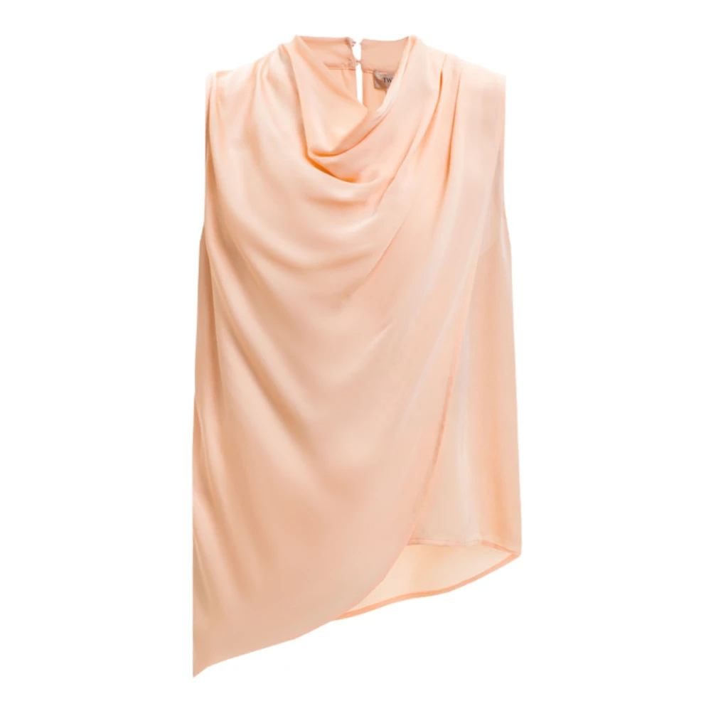 Twinset Women's Orange Blouses, M, Top