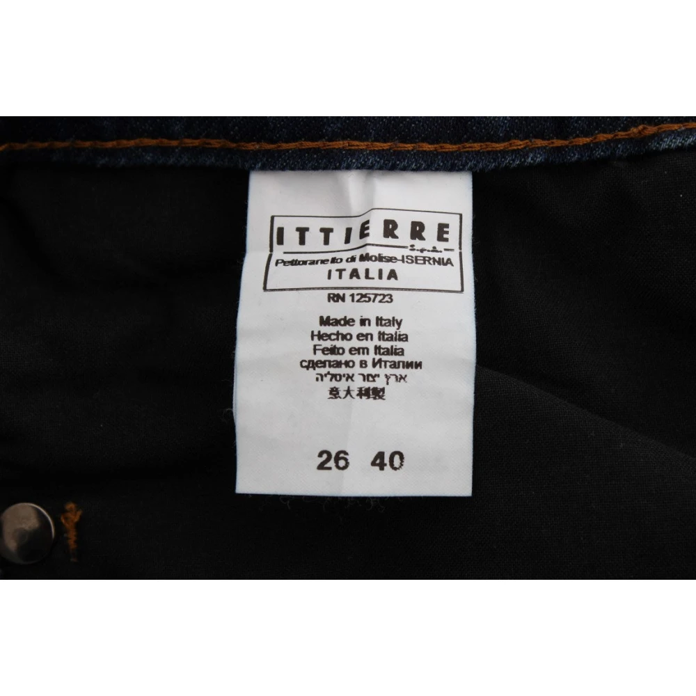 Costume National Blauwe Designer Jeans Regular Fit Blue Dames