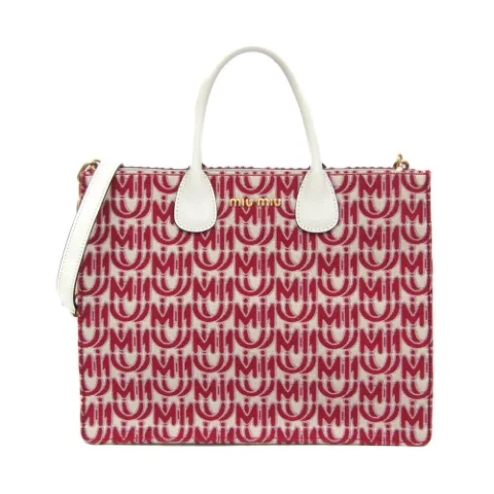 Pre-owned > Pre-owned Bags > Pre-owned Tote Bags - - Miu Miu Pre-owned - Modalova