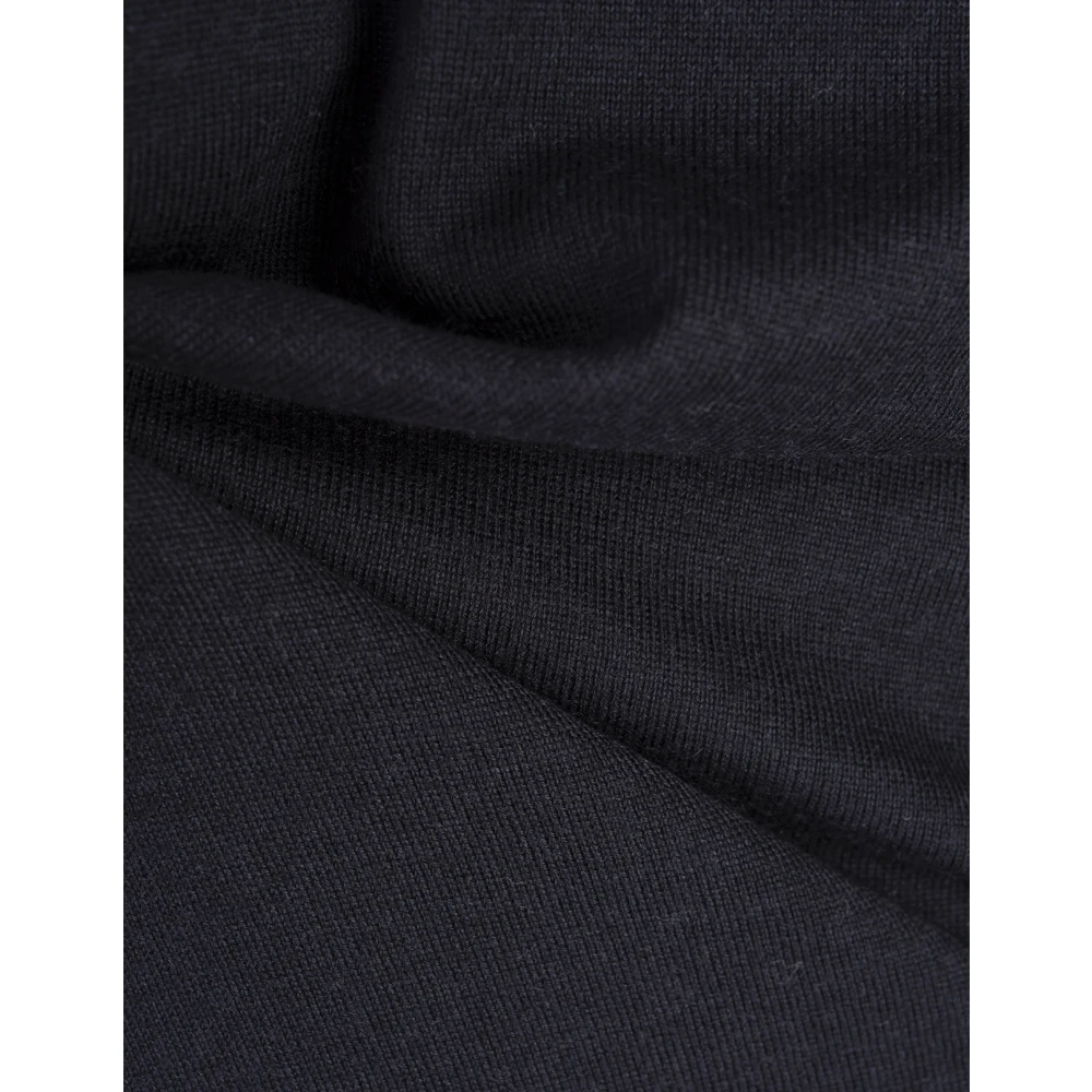 Hugo Boss Blauwe Wol Zijde Kasjmier Trui Blue Heren