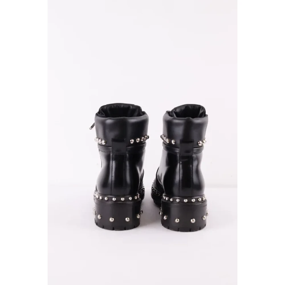 Balmain Pre-owned Canvas boots Black Dames