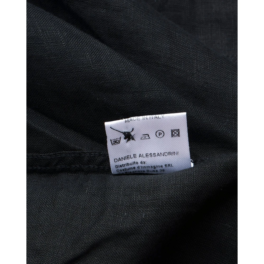 Daniele Alessandrini Riandolo Overhemd Black Heren