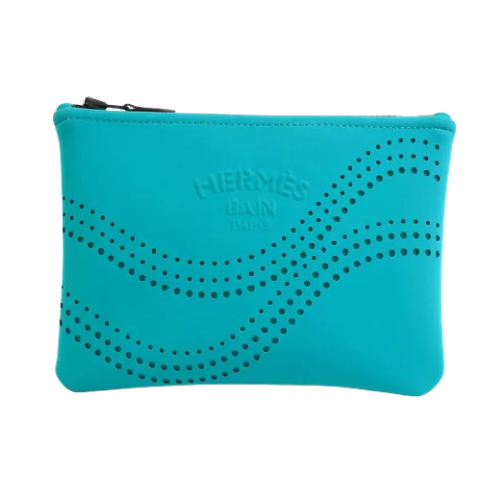 Hermès Vintage Pre-owned Fabric pouches Green Dames