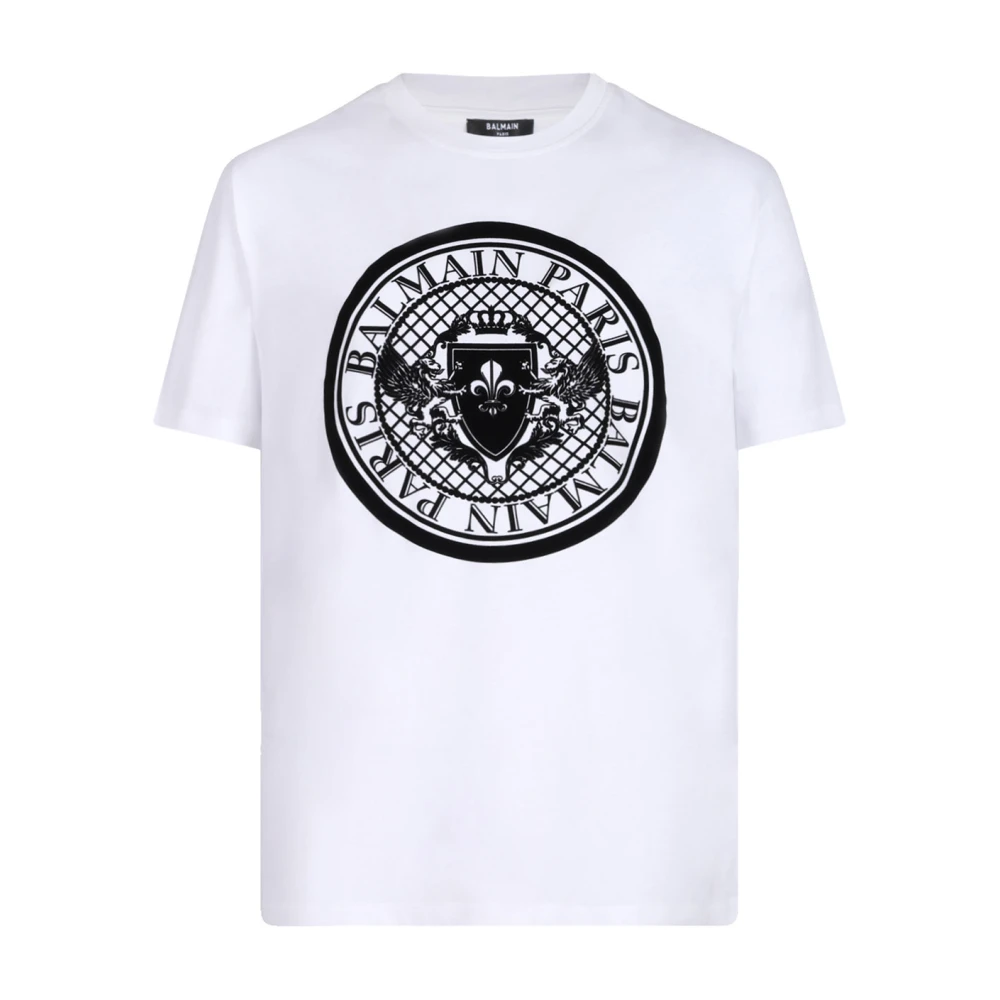 Balmain - Tops > T-Shirts - White - Balmain - Modalova
