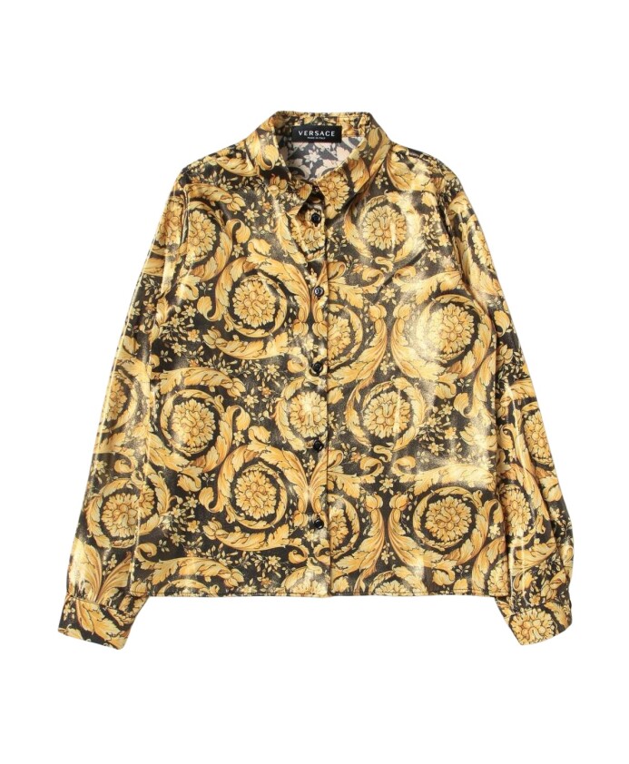 blouse-en-soie-doree-luxueuse