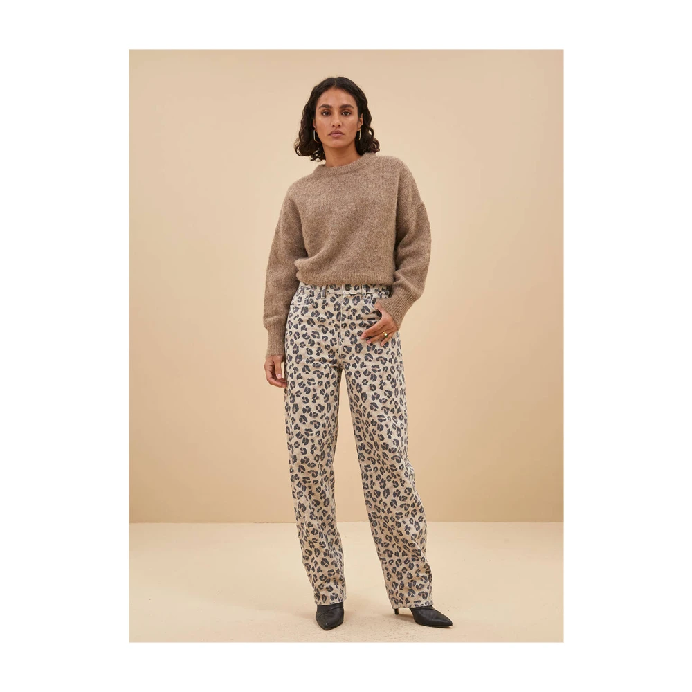 By-Bar Cheetah Print Broek Brown Dames