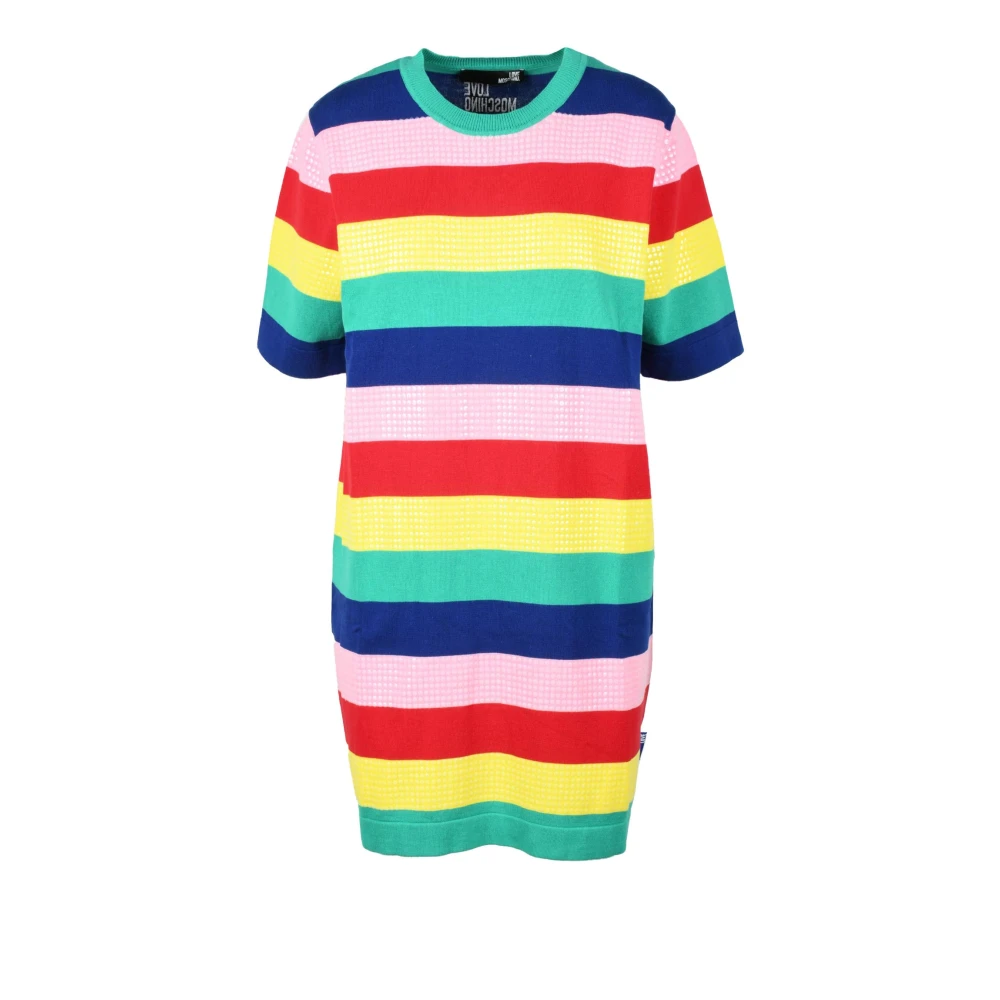 Love Moschino Katoenen jurk voor vrouwen Multicolor Dames