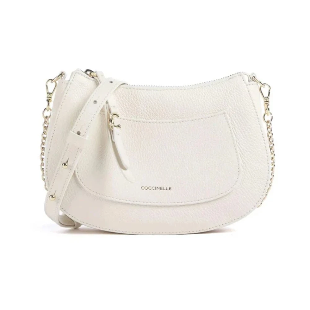 Coccinelle White Shoulder Bag - Female - Shoulder Bags - One Size - Bags