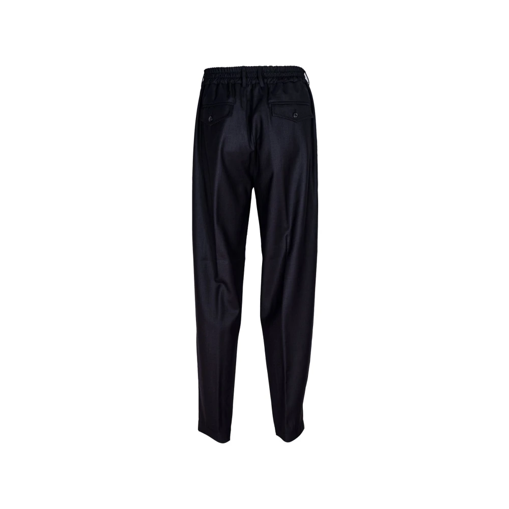 Mauro Grifoni Klassieke Straight Leg Broek Black Heren