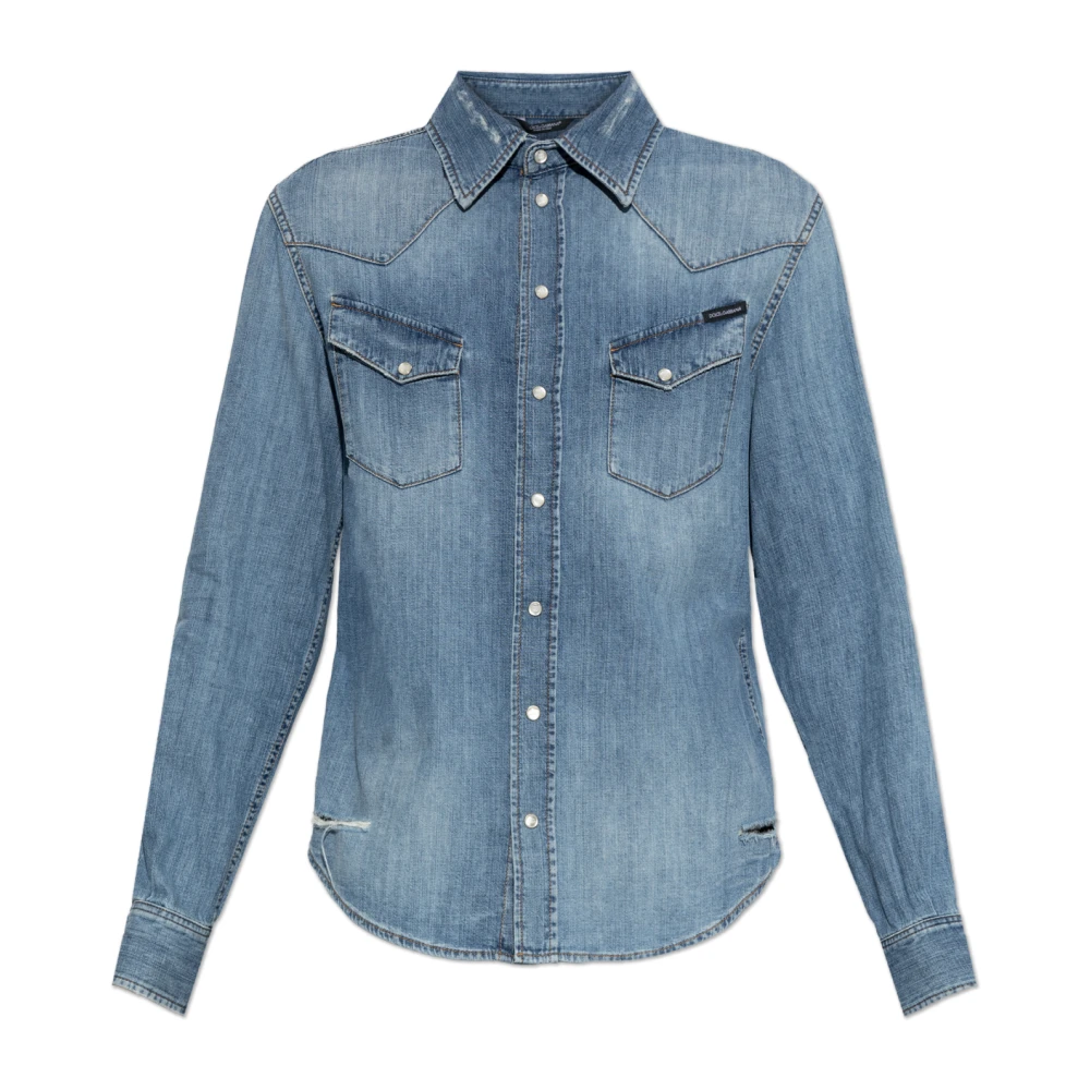 Dolce & Gabbana Uomo Blu Magliette, M, New,