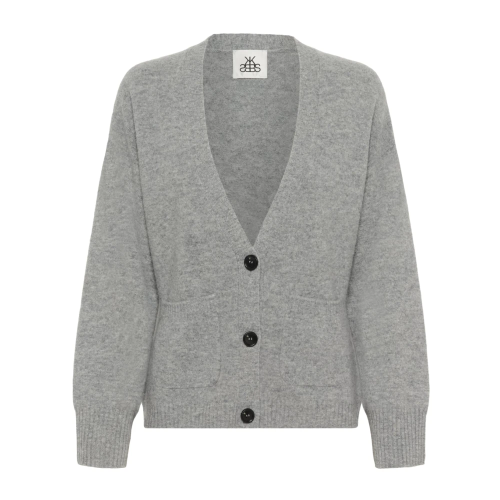 Karen By Simonsen Women's Gray Cardigans - Cardigans - Xs - Knitwear