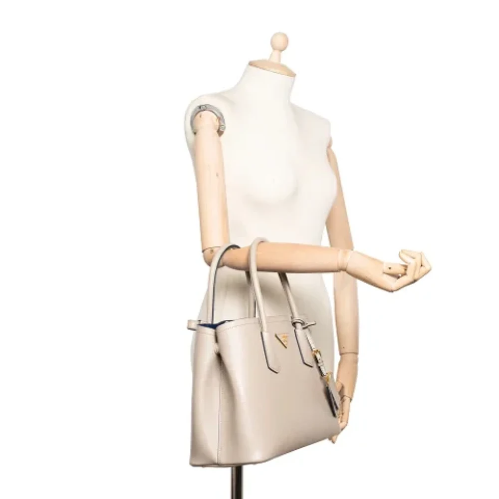 Prada Vintage Pre-owned Leather prada-bags Gray Dames