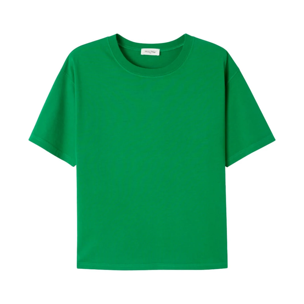 American vintage T-shirt in Fiz02A stijl Green Dames