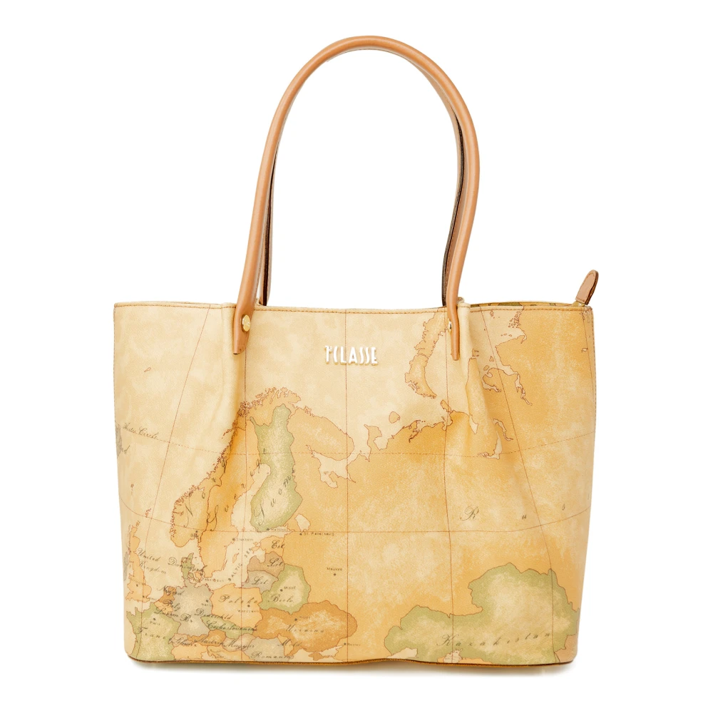 Alviero Martini 1a Classe Beige Leren Handtas Mix Beige Dames
