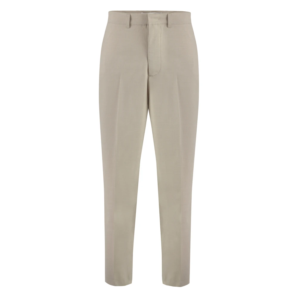 Department Five Ullblandade Kostymbyxor Beige, Herr