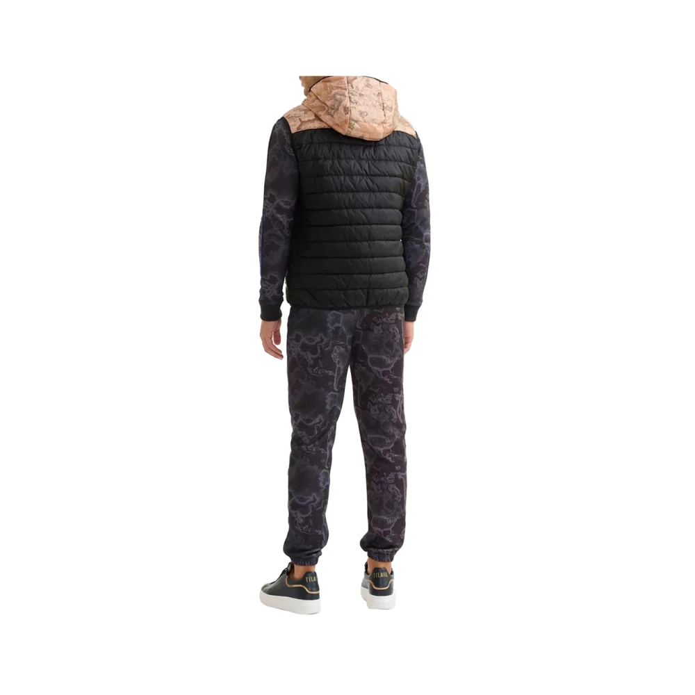 Alviero Martini 1a Classe Elegante Zwarte Trui Black Heren