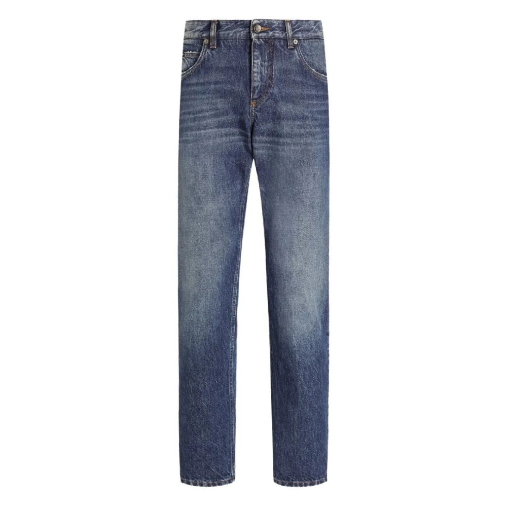 Dolce & Gabbana Men's Blue Slim Fit Jeans, M, Trousers Variante Abbinata S9001
