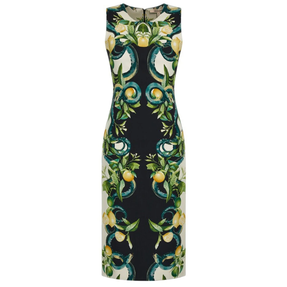 Roberto Cavalli Women's Elegant Sleeveless Midi Dress