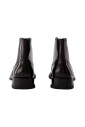 black-leather-boots-round-toe-side-zip