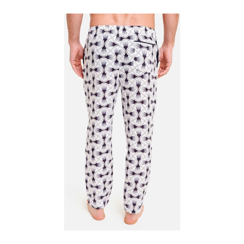 Peninsula Klassieke en Verfijnde Linnen Broek Multicolor Heren