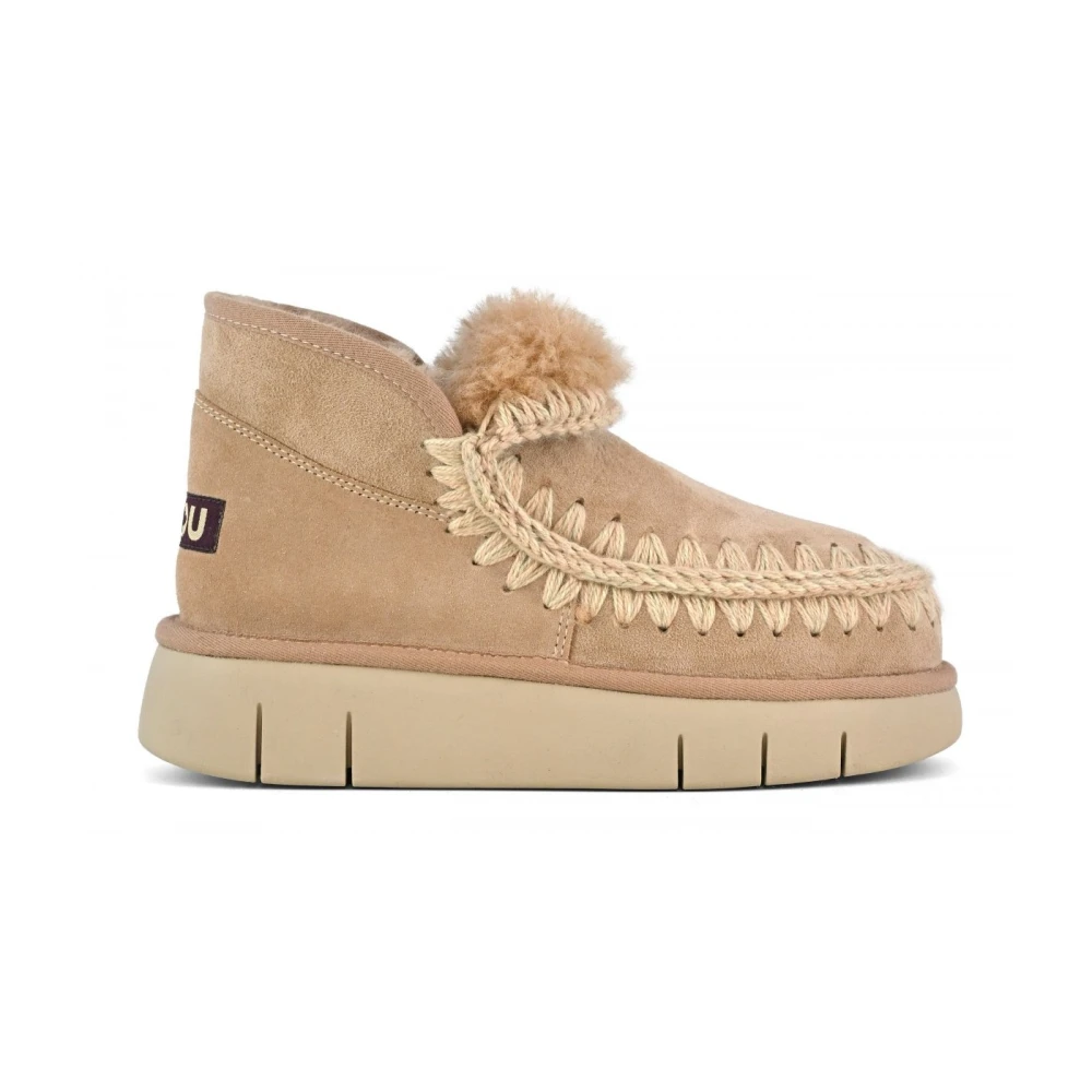 Mou Women's Beige Winter Boots, 4 Uk, Eskimo Bounce Sneaker