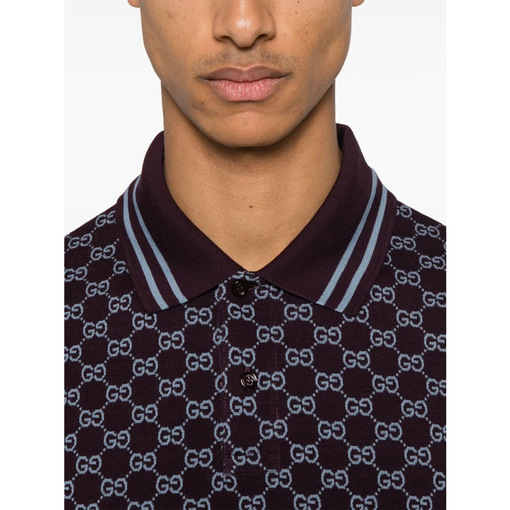 Gucci Rode T-shirts en Polos Multicolor Heren