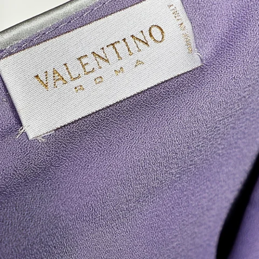 Valentino Vintage Pre-owned Satin tops Purple Dames