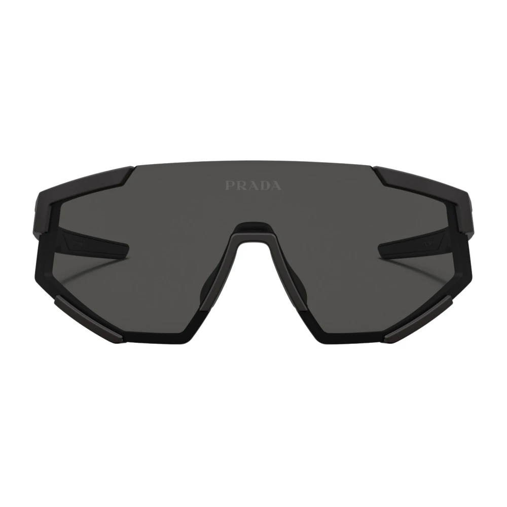 Prada , Sunglasses, Male, Black, 39 Mm, Geometric Cut-Off Sunglasses