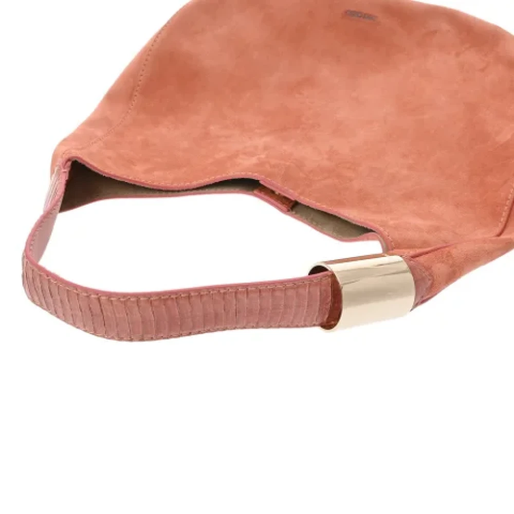 Jimmy Choo Pre-owned Suede shoulder-bags Pink Dames
