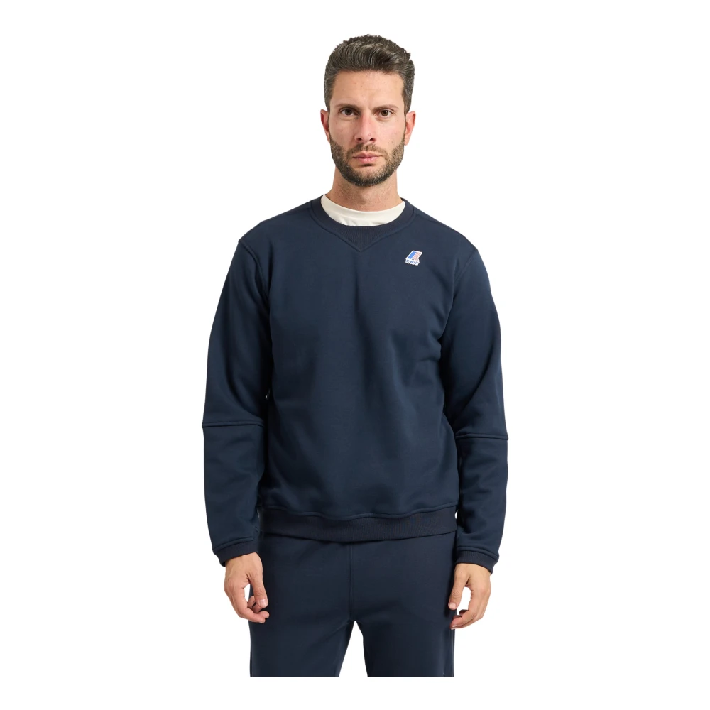 K-Way Uomo Blu Felpe, S, New, - Immagine 3
