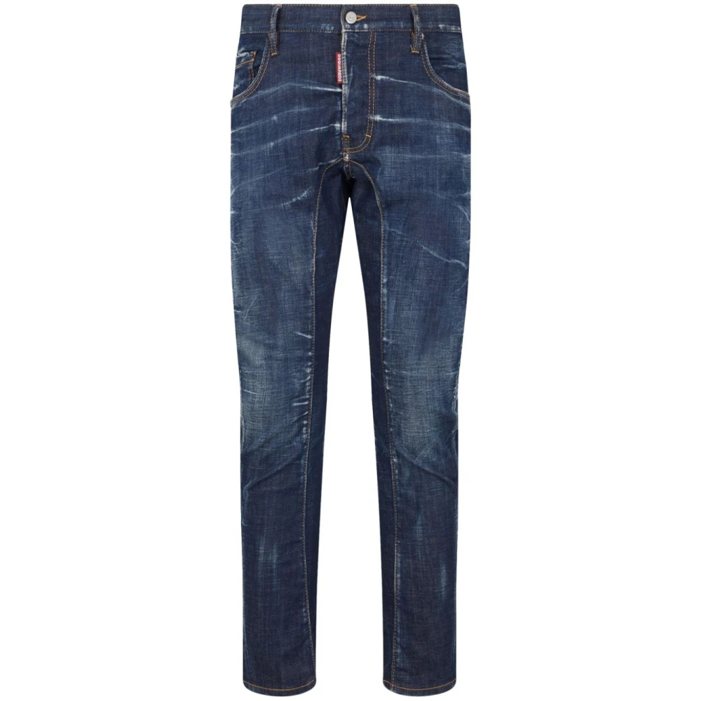 Dsquared2 Donkerblauwe Broek Noos Blue Heren