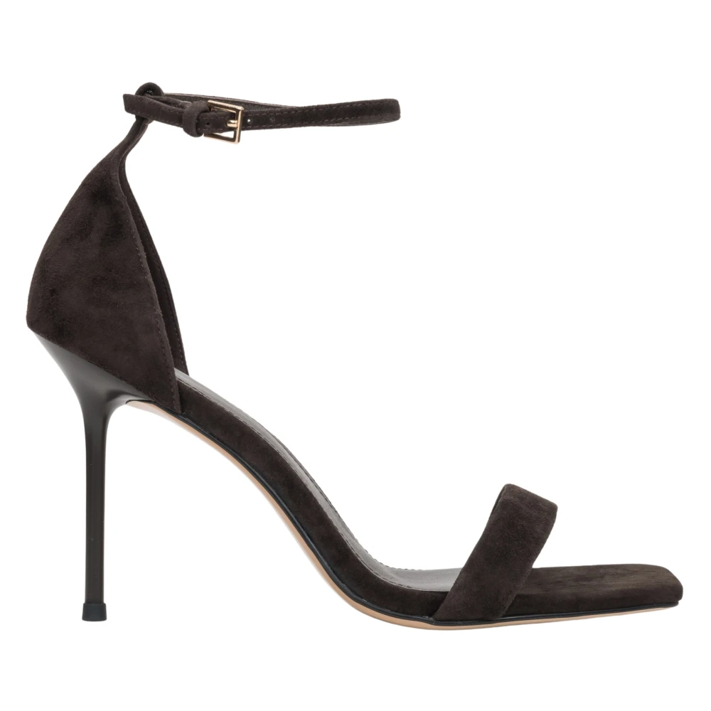 Estro Brown High Heel Sandals, Female, 6 Uk, High-Heel Sandals