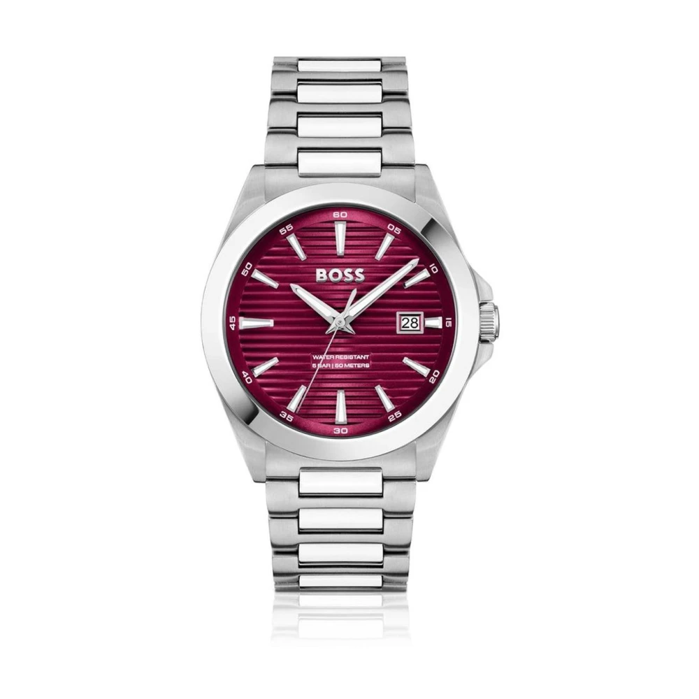 Hugo Men's Gray Stainless Steel Dress Watch