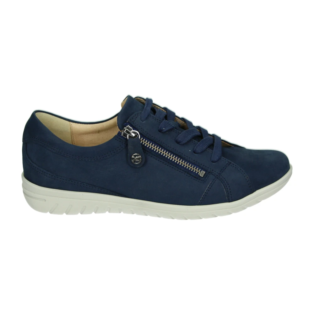Hartjes Blauwe Sportieve Lage Damesschoenen Dames Schoenen