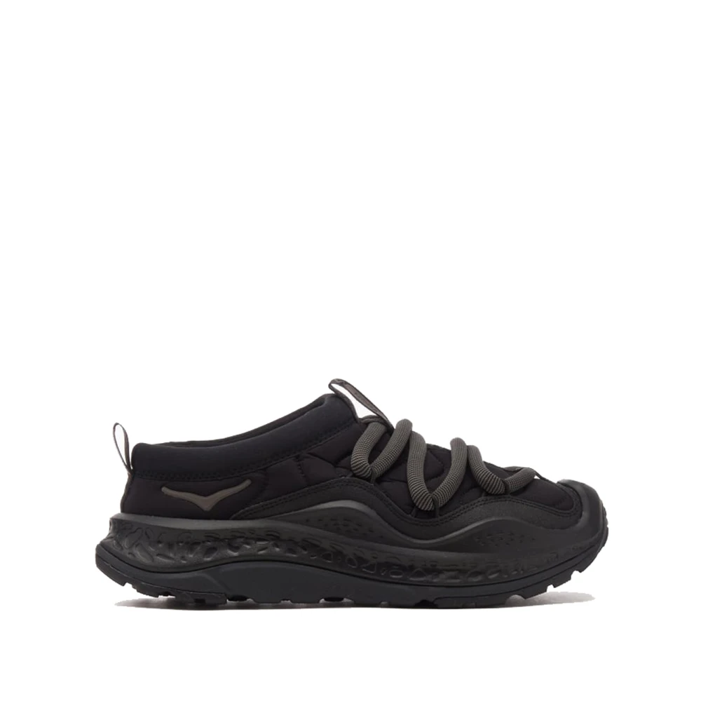Hoka One One Black Outdoor Shoes, Male, 8 Uk, Trainers With Inset Design
