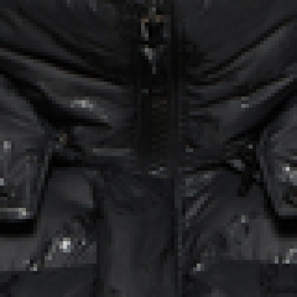 carlo colucci Gewatteerde Oversized Mantel DeZordo Black Heren