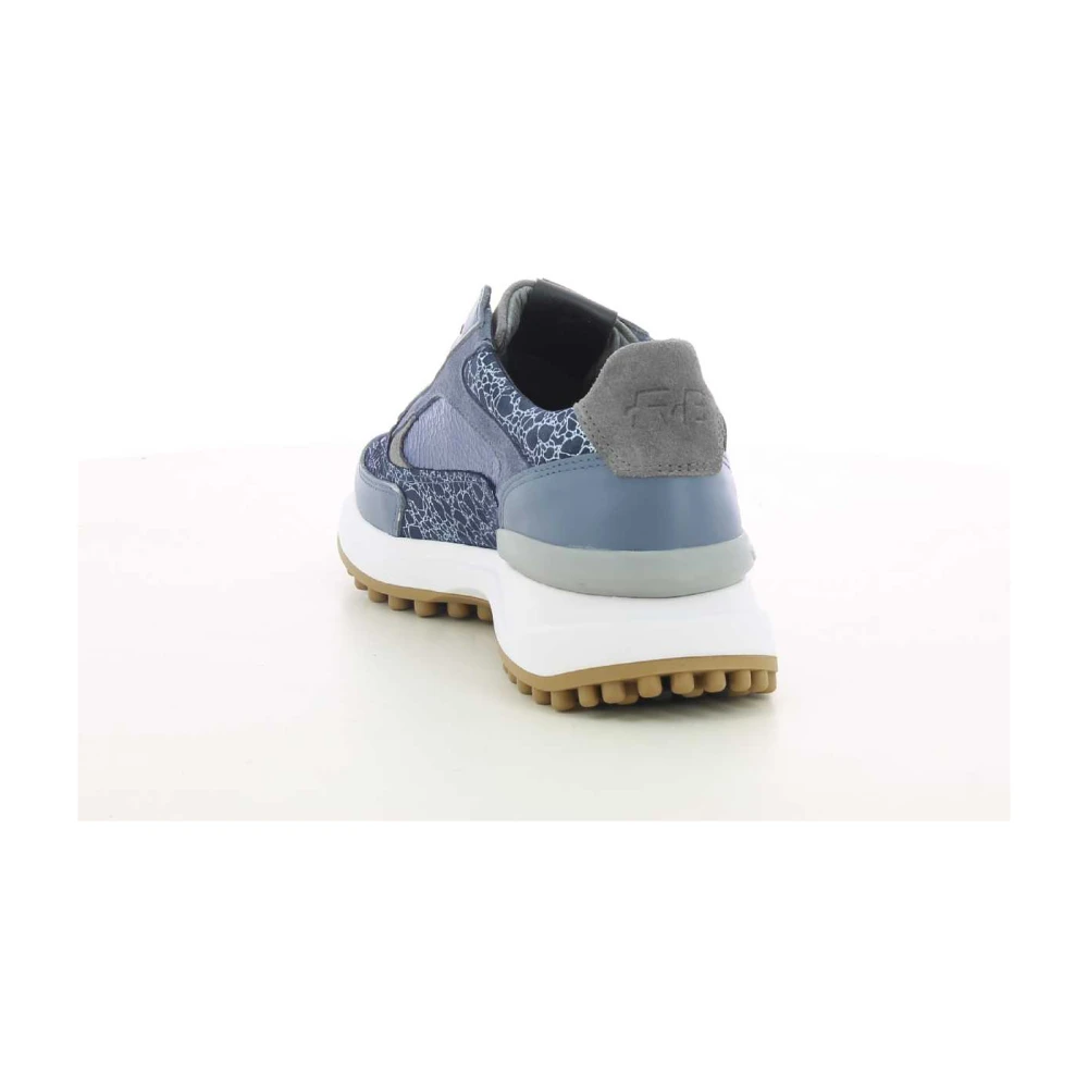 Floris van Bommel Blauwe Damesschoenen Sfw-10099 Noppi W23 Blue Dames