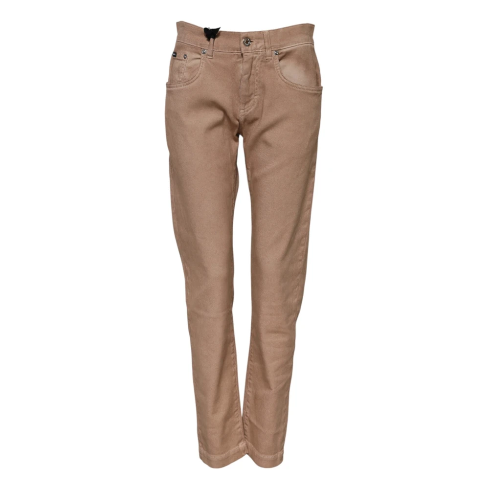 Dolce & Gabbana Men's Brown Boyfriend Denim Trousers