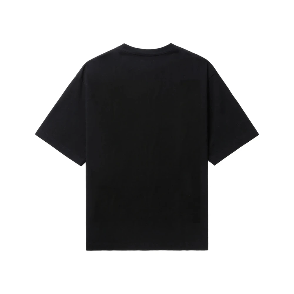 Mihara Yasuhiro Zwart Crew Neck T-shirt Black Heren