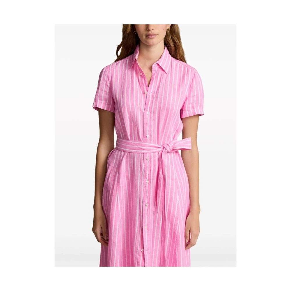 Ralph Lauren Shirt Dresses Pink Dames