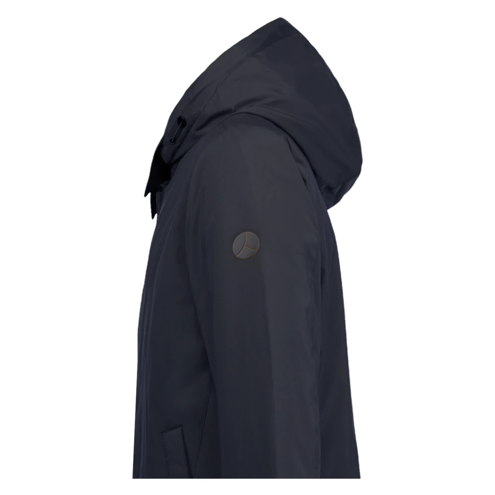People of Shibuya Technische donsjas met afneembare capuchon Blue Heren