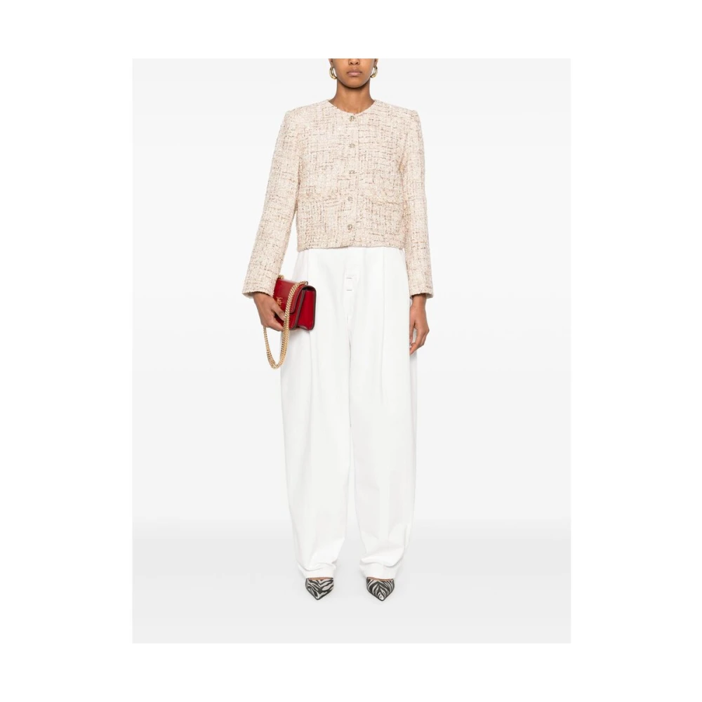 IRO Beige knoopsluiting buitenkleding met zakken Beige Dames