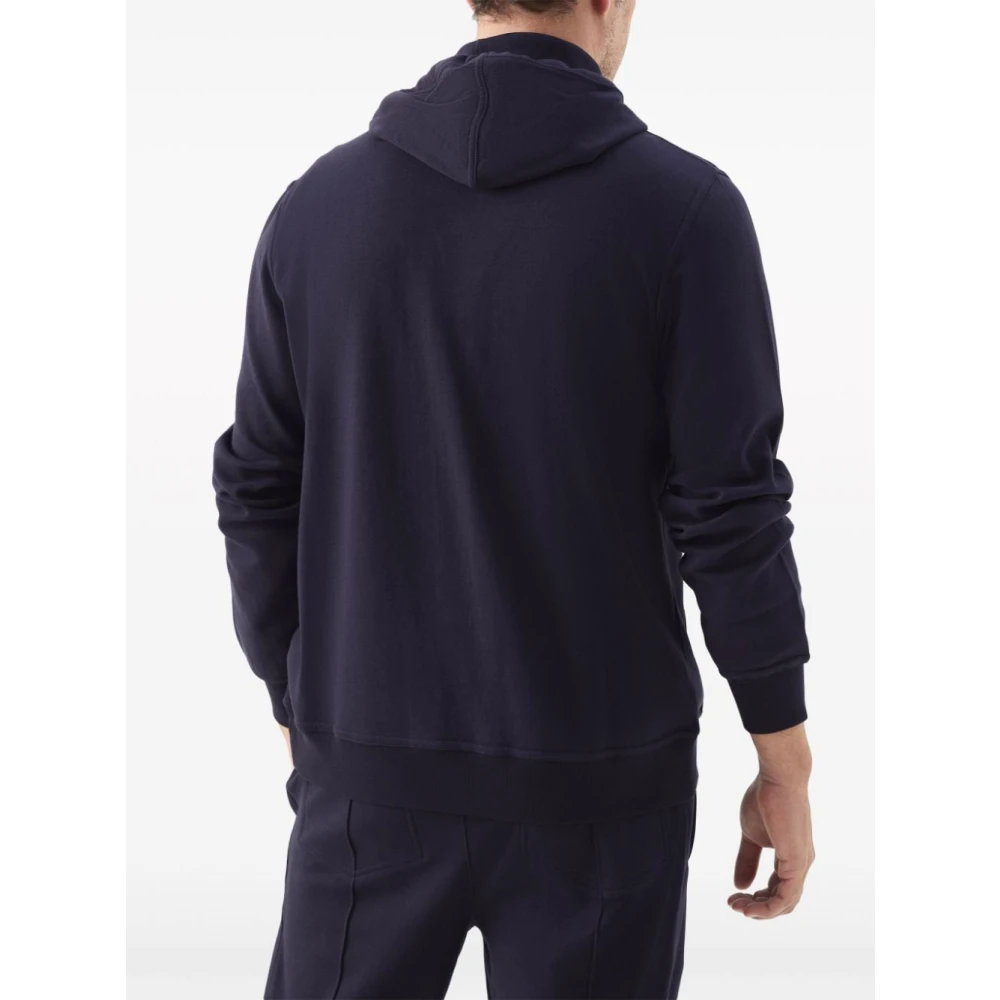 BRUNELLO CUCINELLI Blauwe Sweaters Felpa Blue Heren