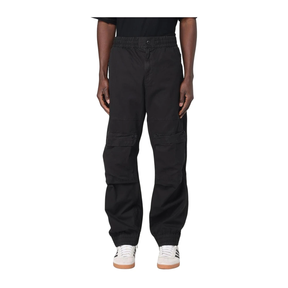 Diesel Uomo Nero Pantaloni, L, New,