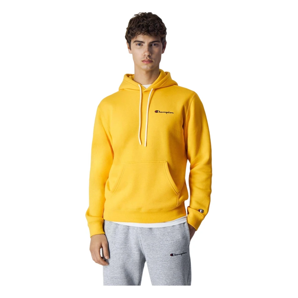 Champion Hoodie Yellow Heren