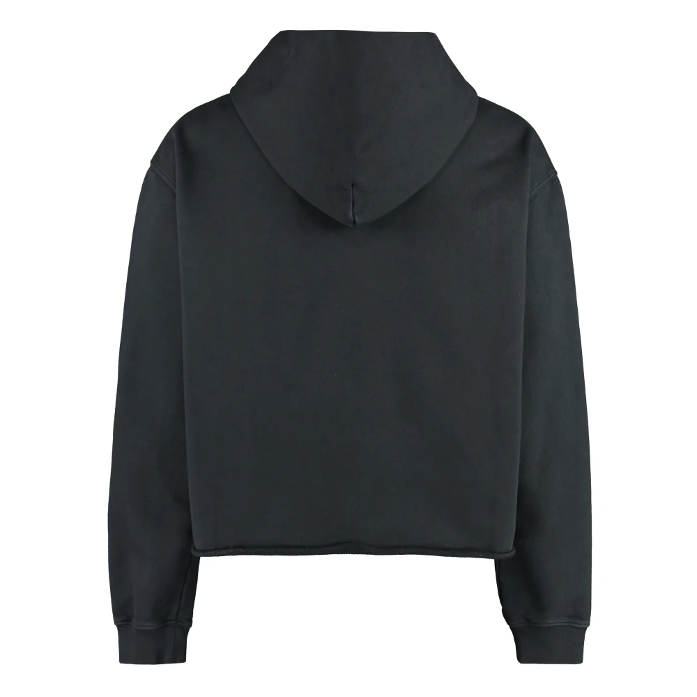 Maison Margiela Hoodie met rauwe zoom Blue Heren