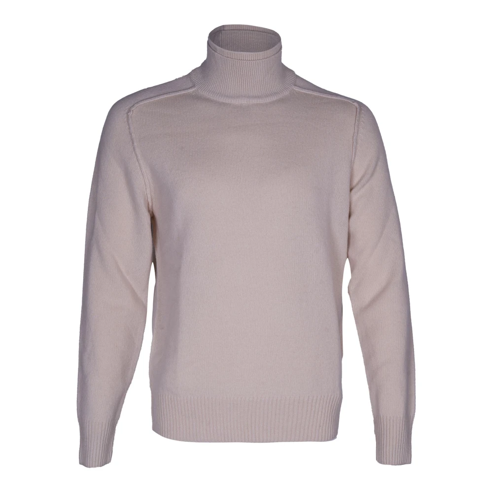 Paolo Pecora Men's Beige Turtleneck Jumper - Turtlenecks - 2XL - Knitwear